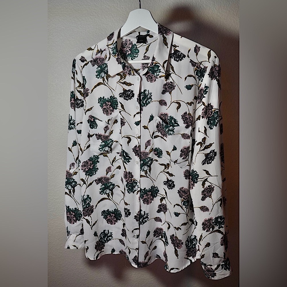 Ann Taylor Long Sleeve Blouse
